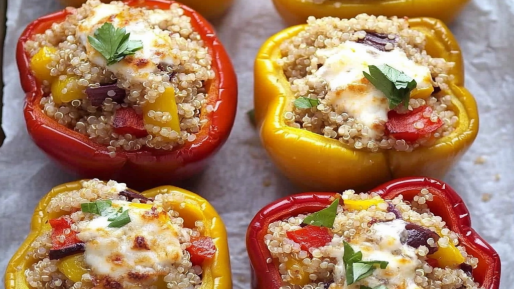 Small Quinoa Stuffed Peppers for Summer Fun