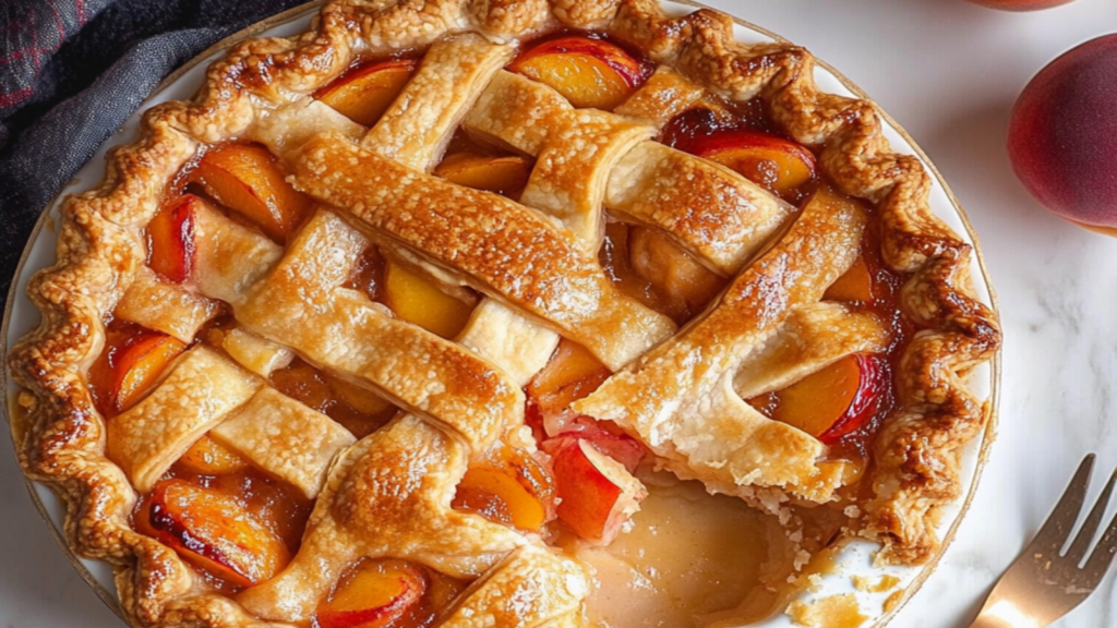 Southern Peach Pie Recipe from Scratch