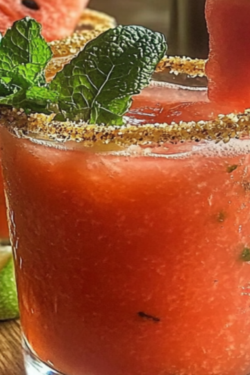 Refreshing Spiked Watermelon Mocktail with Mint Recipe