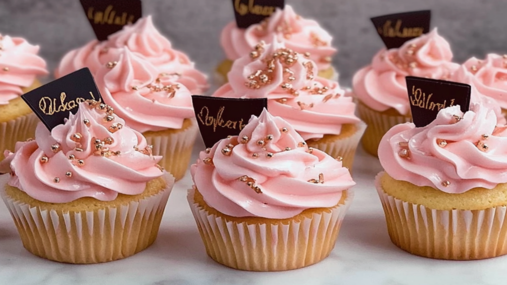 Celebrate with Strawberry Graduation Cupcakes Recipe