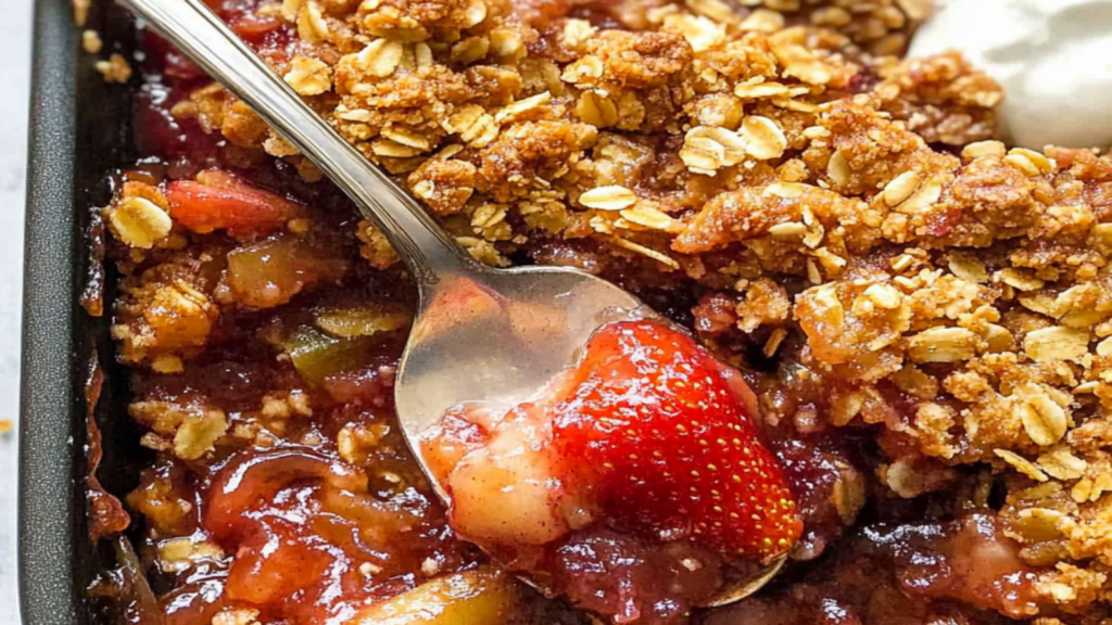 Strawberry Rhubarb Crisp Recipe to Savor