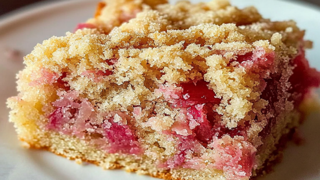 Vanilla Rhubarb Cake Recipe You’ll Love