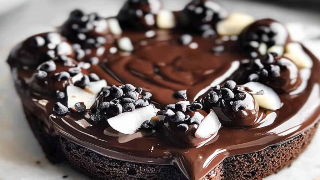 Indulge in Vegan Chocolate Mini Cakes with Coconut Ganache