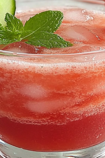 Refreshing Watermelon Cucumber Cooler Drink Recipe