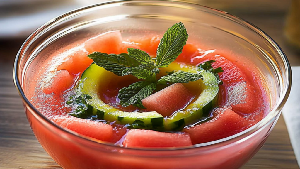 Refreshing Watermelon Gazpacho Cold Soup Recipe Delight