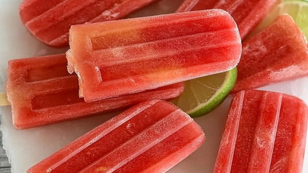 Refreshing Watermelon Popsicles with Lime and Honey Recipe