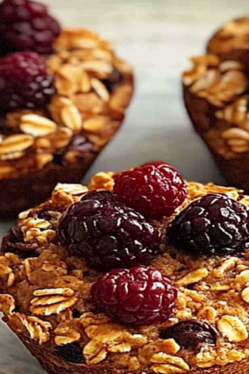 Back-to-School Baked Oatmeal Cups Recipe