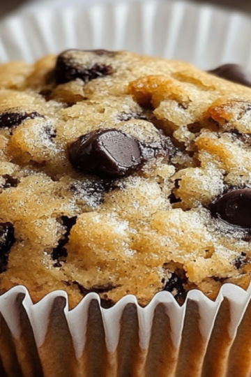 Back-to-School Banana Chocolate Chip Muffins