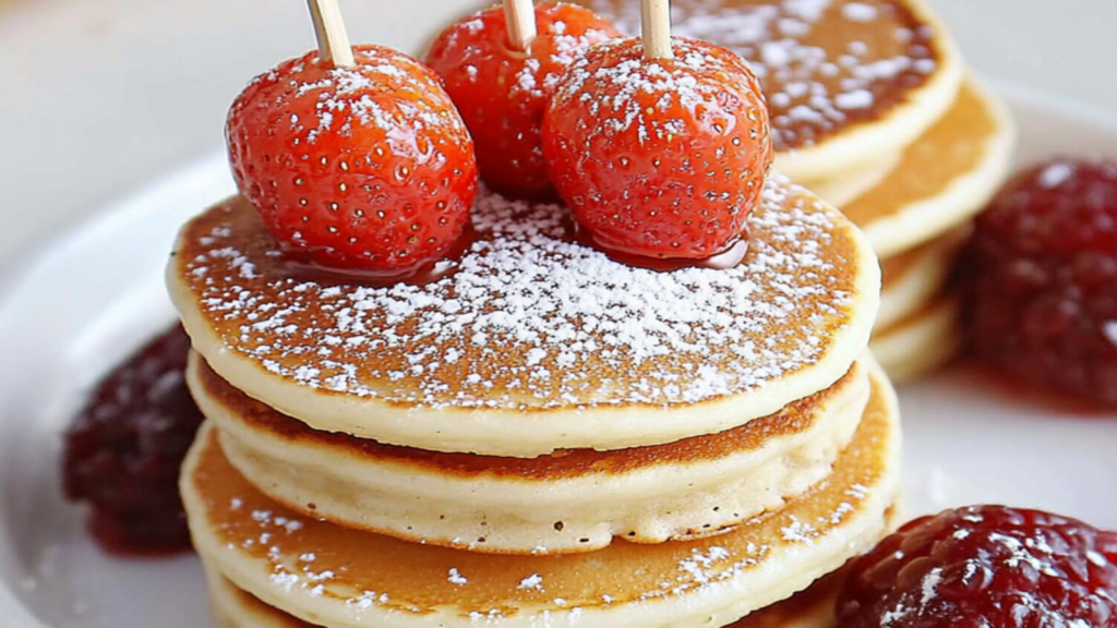 Back-to-School Mini Pancake Stacks Recipe