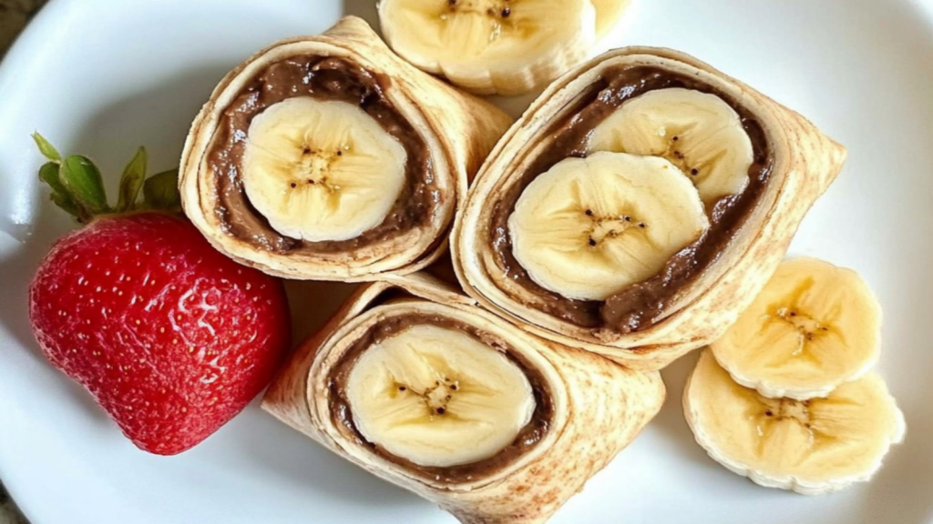 Back-to-School Peanut Butter Banana Wraps