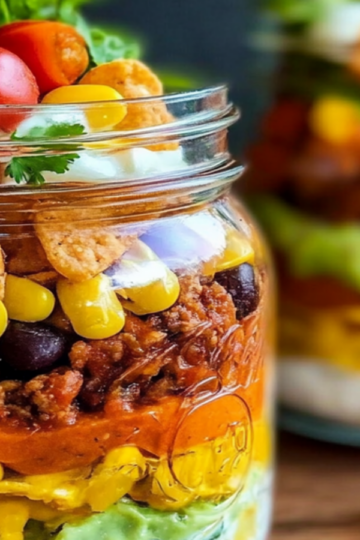 Back-to-School Taco Salad Jars Recipe