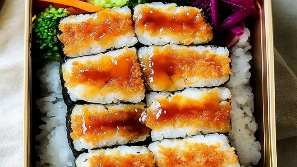 Colorful Bento-Style Sushi Rolls for Lunch Boxes Delight
