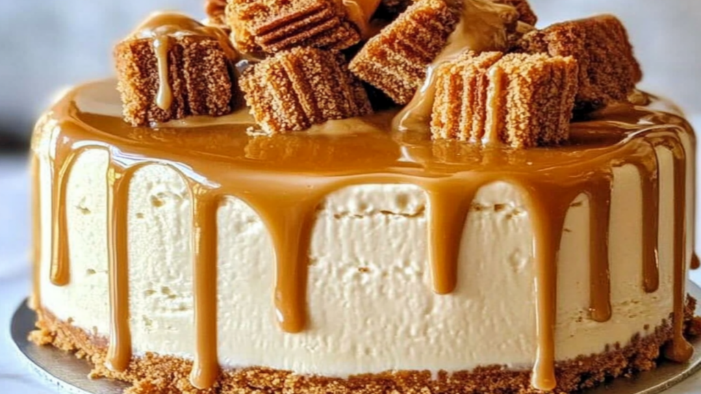 Indulge in Biscoff Cheesecake Delight - A Dreamy Treat