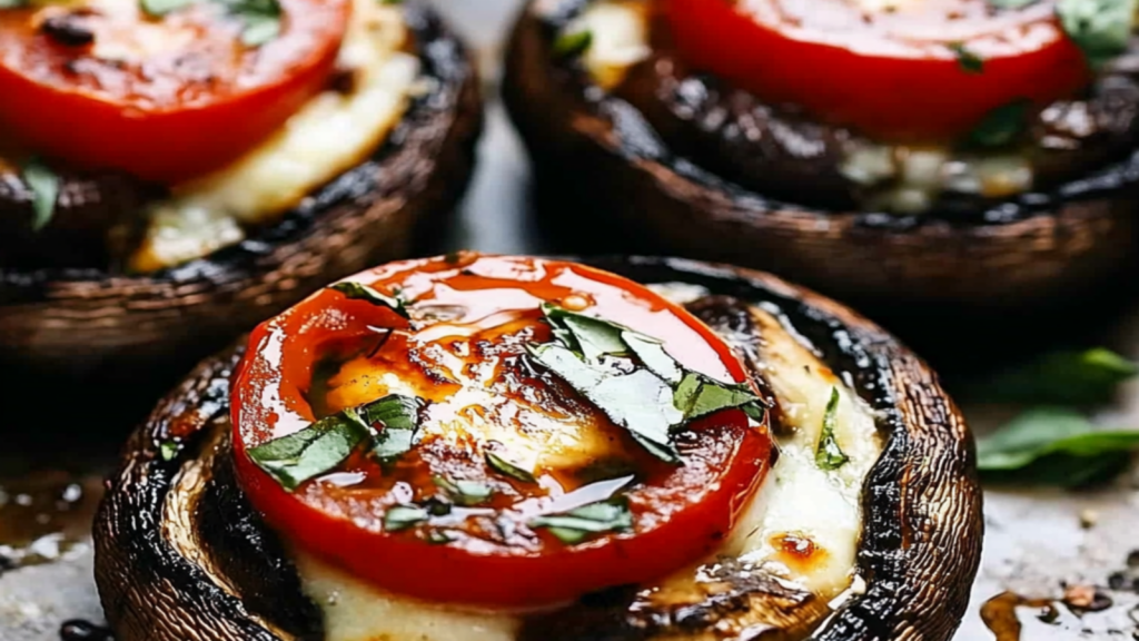 Caprese Stuffed Portobello Mushrooms Recipe