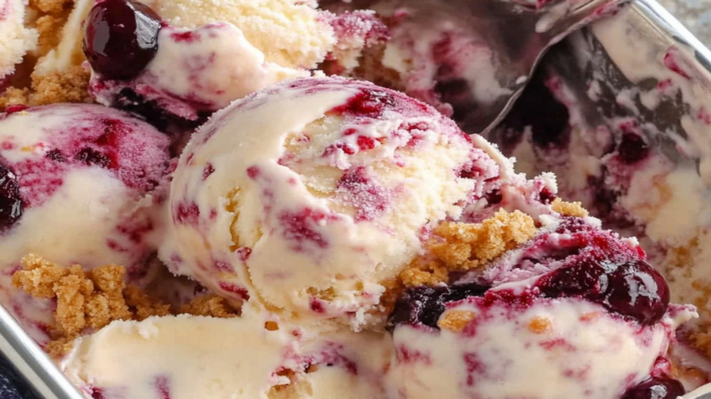 Indulge in Cherry Cheesecake Ice Cream Delight Today!