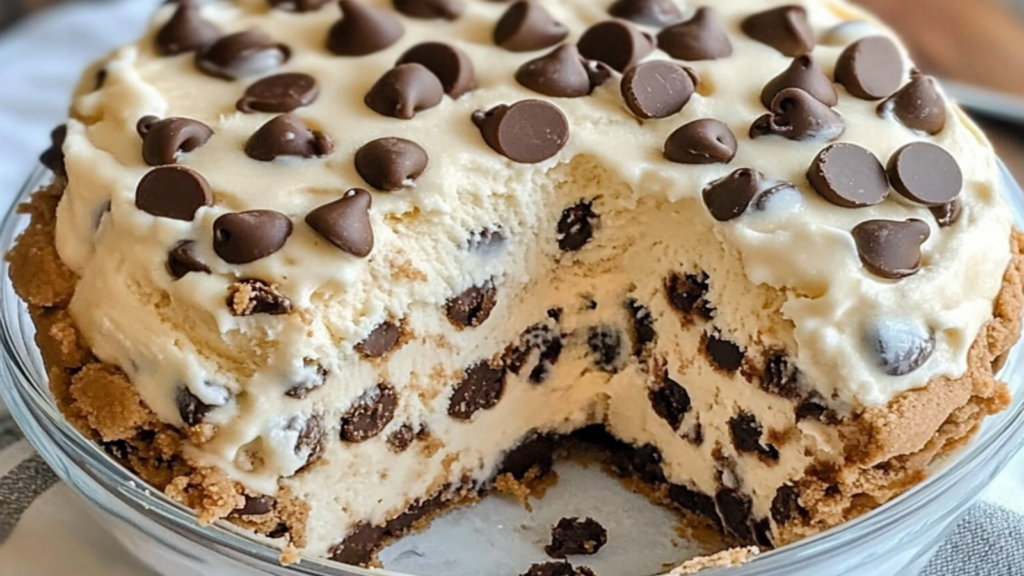 Indulge in Chocolate Chip Cookie Dough Ice Cream Bliss