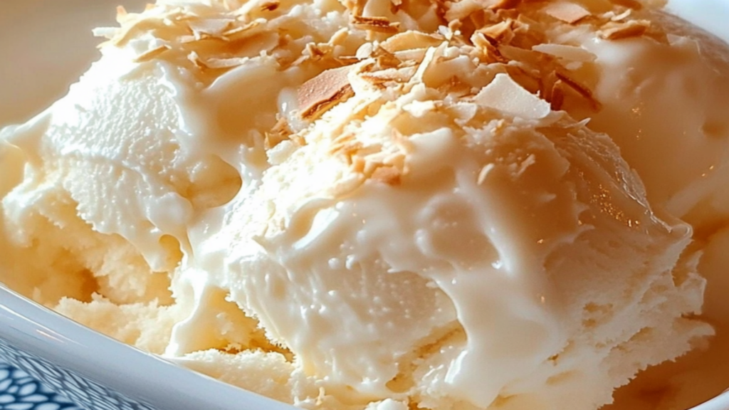 Indulge in Creamy Coconut Milk Ice Cream Bliss