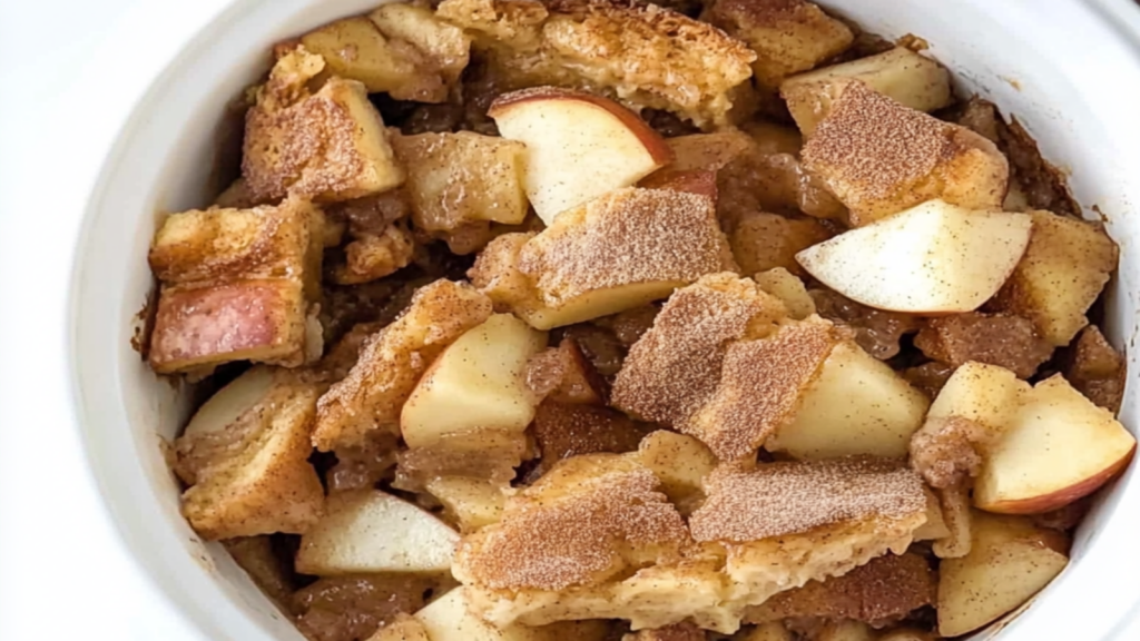 Crockpot Recipes for Apple Cinnamon French Toast