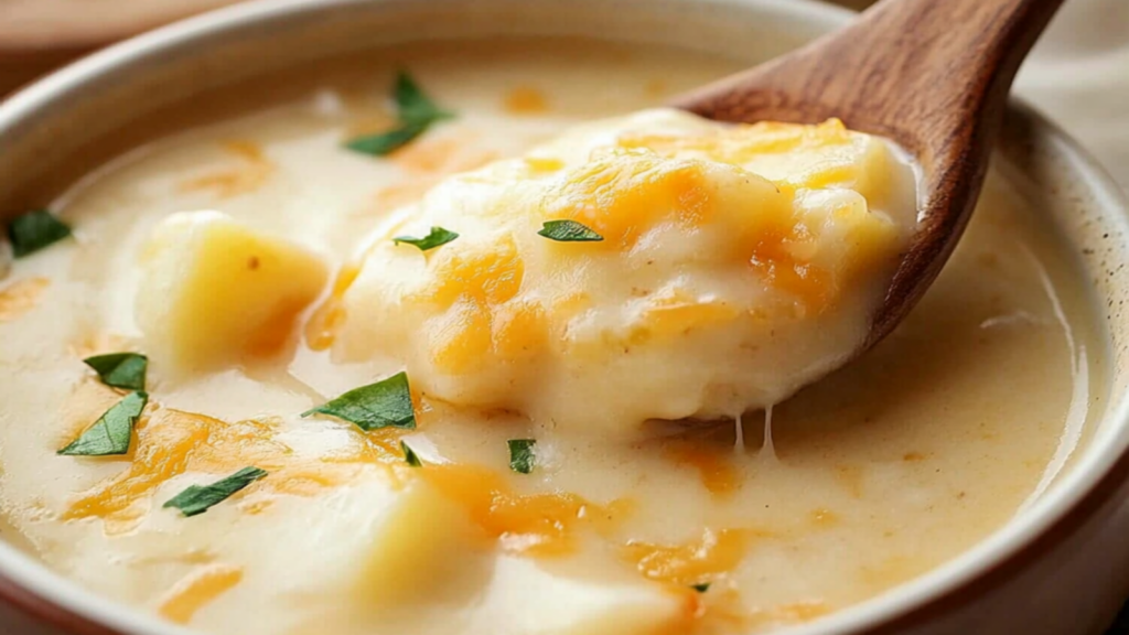 Cozy Crockpot Recipes for Cheesy Potato Soup Delight