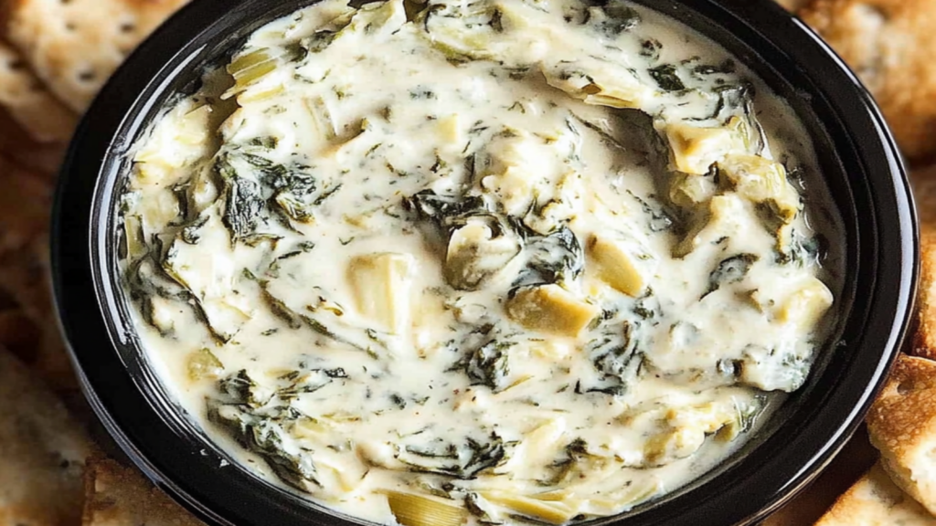Crockpot Recipes for Creamy Spinach Artichoke Dip