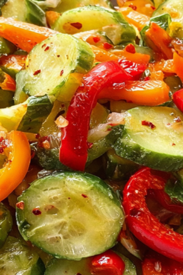 Refreshing Cucumber Pepper Salad Recipe for Summer Bliss