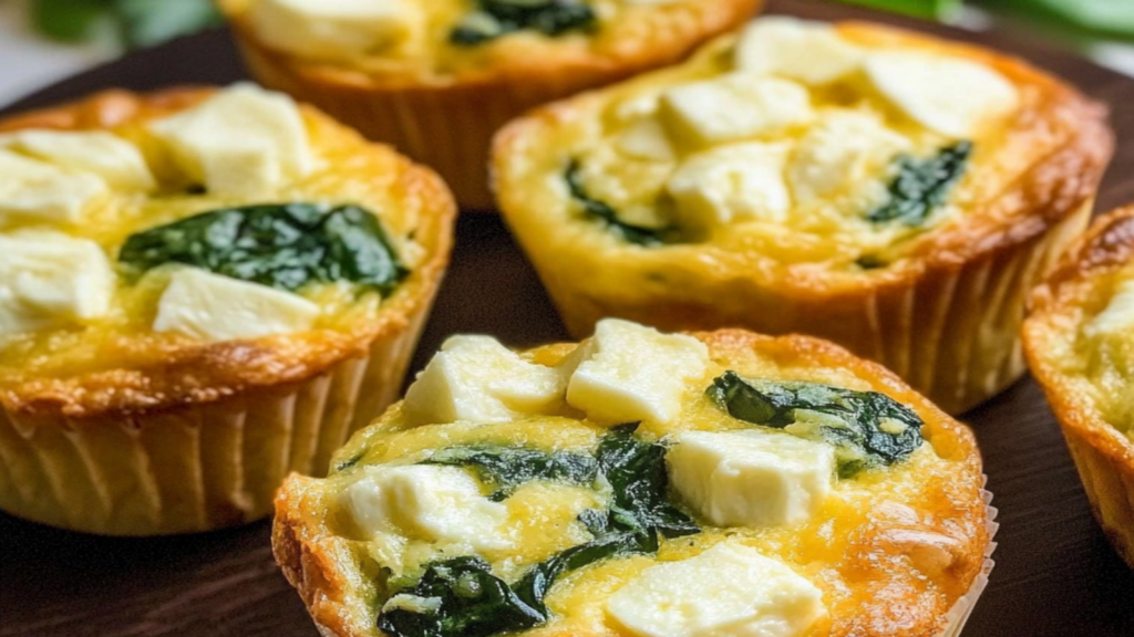 Flavor-Packed Egg Muffins with Spinach for Lunch Boxes