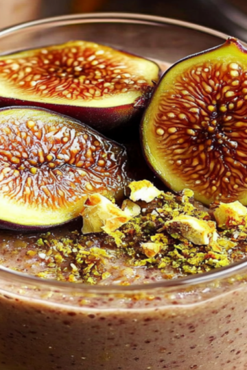 Fig Recipes: Chia Pudding with Figs & Honey