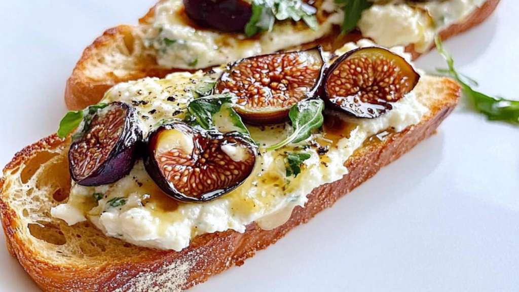 Fig and Ricotta Toast Recipe for Brunch Bliss