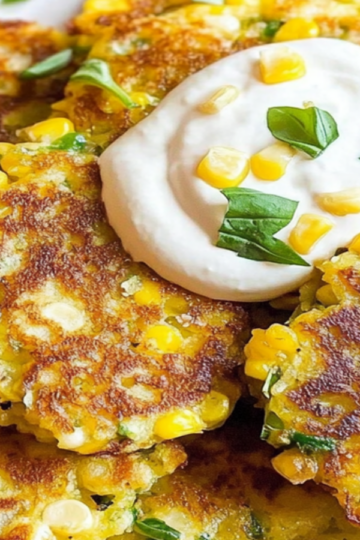 Crispy Fresh Corn and Basil Fritters Recipe to Savor