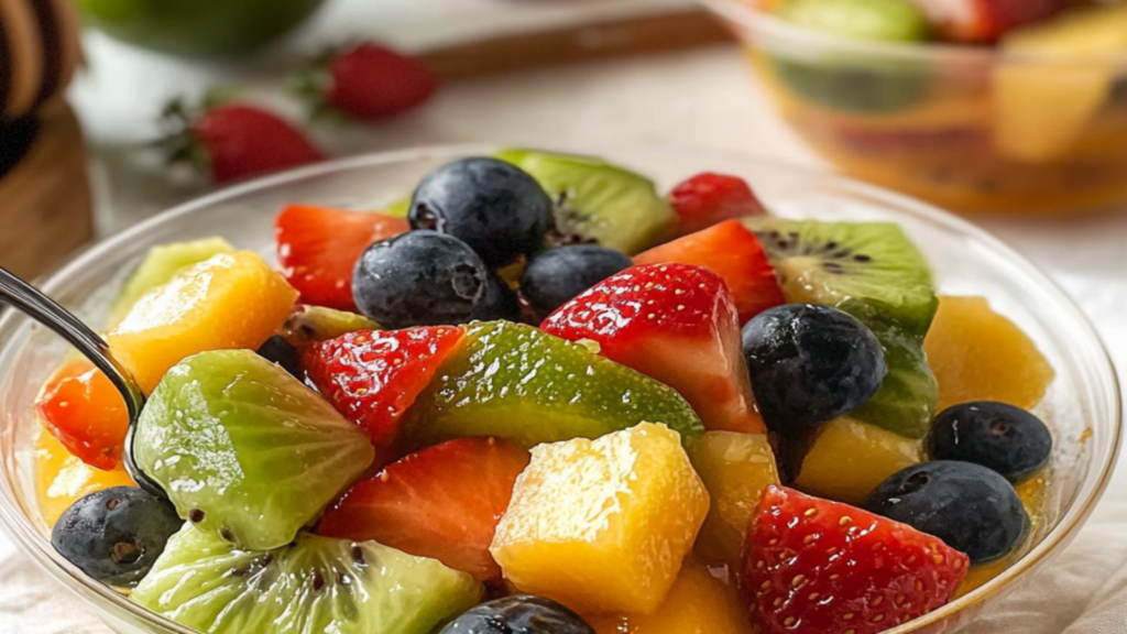 Refreshing Fruit Cups with Honey-Lime Dressing Recipe