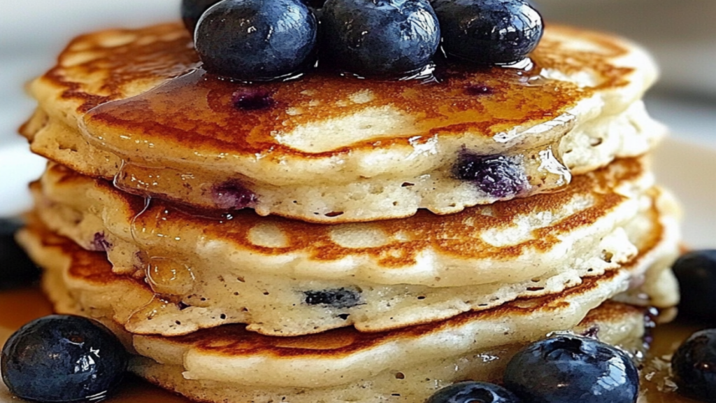 Fluffy Huckleberry Buttermilk Pancakes Recipe Delight