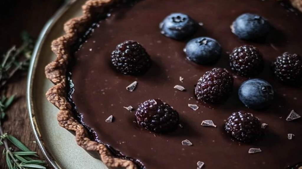 Indulge in Huckleberry Chocolate Truffle Tarts Recipe