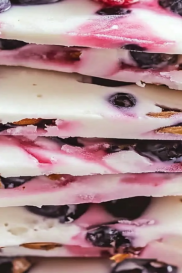 Huckleberry Recipes: Frozen Yogurt Bark Treats