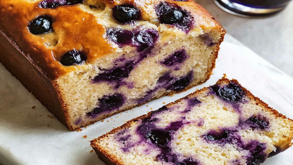 Huckleberry Recipes: Lemon Yogurt Loaf Delight