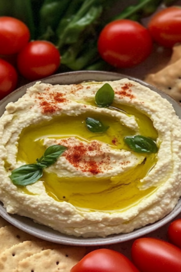 Lunch Box Hummus and Crackers Recipe
