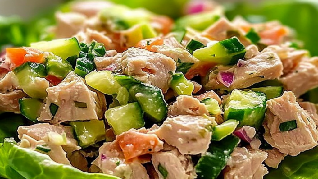 Lunch Box Tuna Salad Lettuce Wraps Recipe