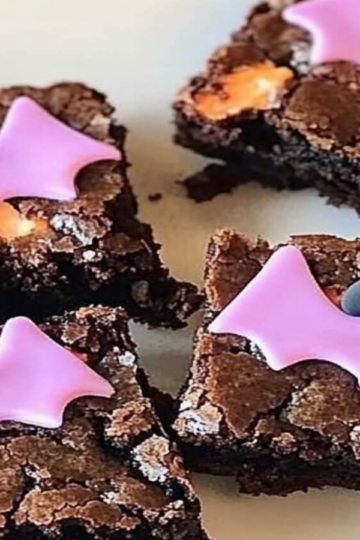 Enchanting Pastel Halloween Bat Wing Brownies Recipe
