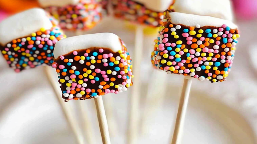 Pastel Halloween Marshmallow Pops Recipe
