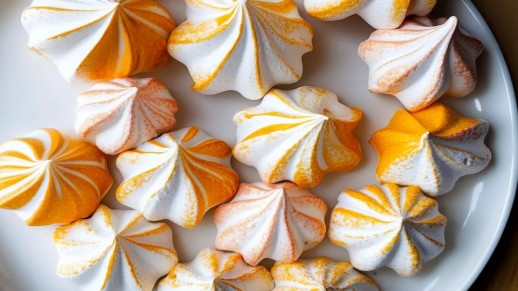 Pastel Halloween Meringue Kisses Recipe
