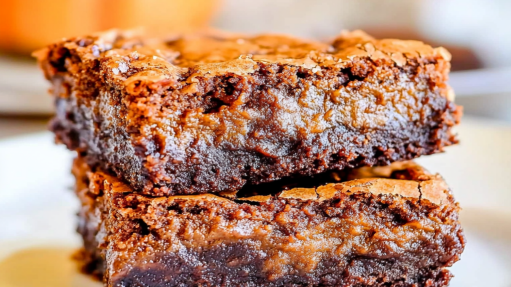 Pumpkin Spice Fall Favorite Brookies: A Cozy Delight