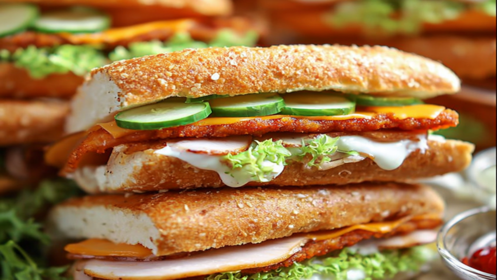 Smoked Turkey and Cheddar Sandwich Recipe