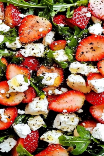 Strawberry Arugula Salad with Feta Recipe