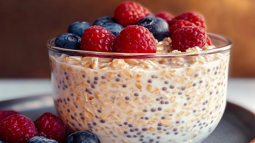 Creamy High Protein Overnight Oats for a Energizing Start