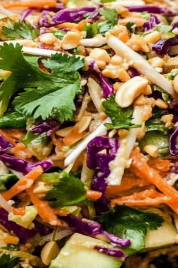 Asian Peanut Slaw Summer Salad Recipe