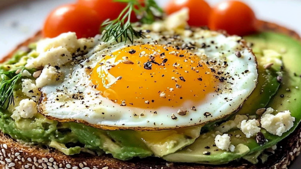 Avocado Toast with Egg and Seeds – Food is Fuel
