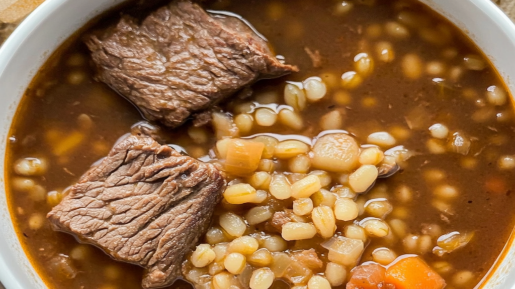 Comforting Beef Barley Soup Recipe for Chilly Days