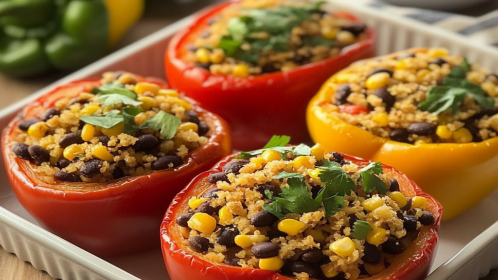 Black Bean and Corn Stuffed Peppers Recipe