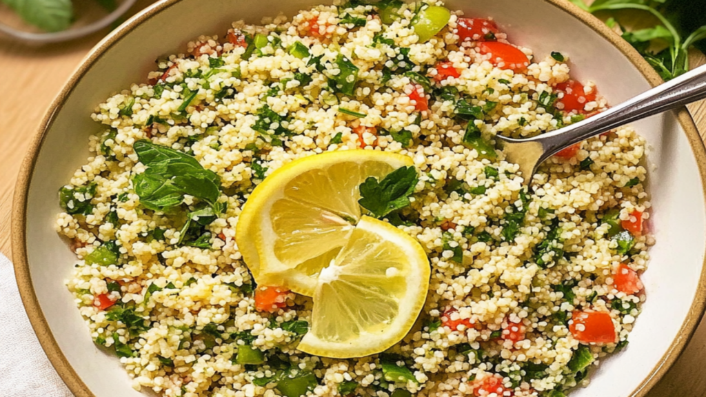 Refreshing Bulgur Salad with Lemon and Herbs - Fuel Up!