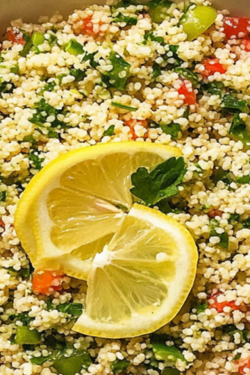 Refreshing Bulgur Salad with Lemon and Herbs - Fuel Up!