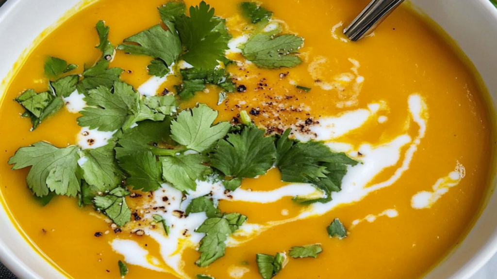 Creamy Butternut Squash Soup Recipe with Coconut Milk